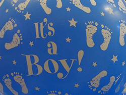 Ballon kopen met "it's a boy" op